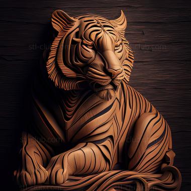 3D model st tiger (STL)